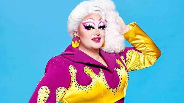Victoria Scone on RuPaul's Drag Race UK.
