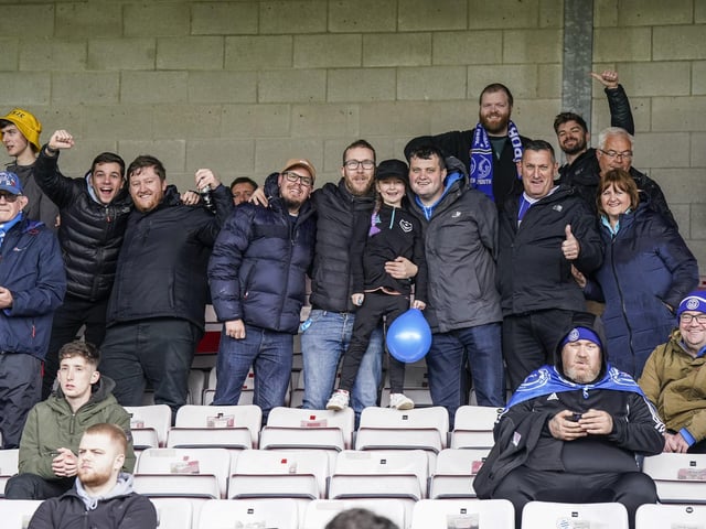 These fans had to set off early on Saturday morning to make the 12.30pm kick-off