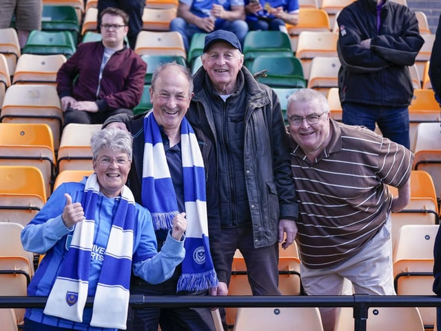 It's great to see smiles on so many Pompey faces.