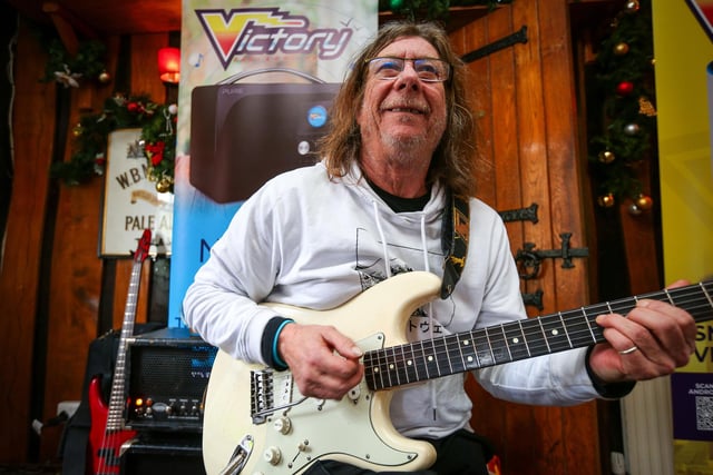 Guitarist Gary Shaw. Radio Victory fundraiser for Rowans Hospice, which took place at The George Inn on Portsdown Hill Road.
Picture: Chris Moorhouse