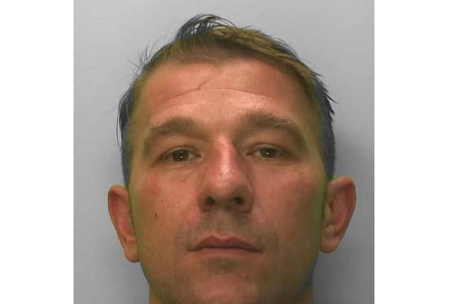 Ion Gheorghe Tanasie, 40, of Pound Farm Road, Chichester, has been sentenced to 21 years in prison after raping two 'vulnerable' women. Picture: Sussex Police.