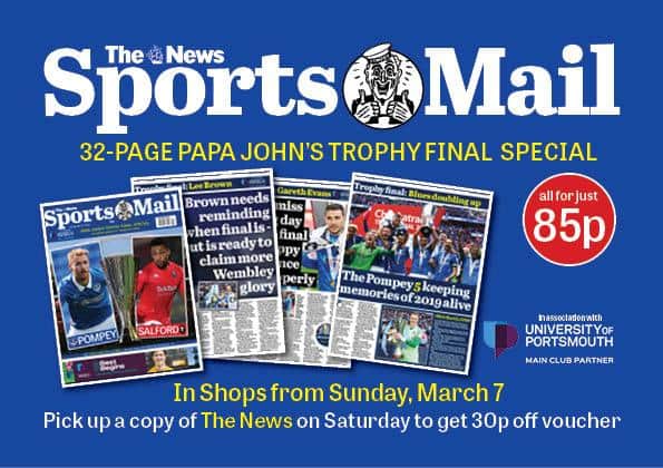 The Sports Mail is in the shop from Sunday morning