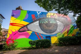 Hundreds of street artists are set to visit Portsmouth. Pictured is a mural by My Dog Sighs.