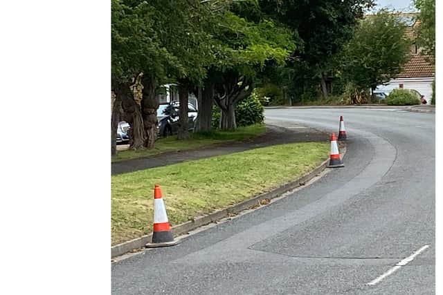 Missing drain covers in Fell Drive - with more than a dozen more going missing across Gosport and Fareham. Picture: Graham Burgess