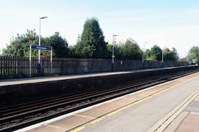 Portchester Railway Station in Hill Road, Portchester. Picture: Sarah Standing (280920-4683)