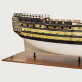 The world's only known scale model of HMS Victory from the time of the Battle of Trafalgar.