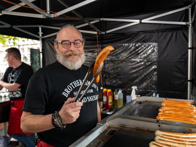 Crowie from Leicester-based Simon’s Sausage. Picture: Mike Cooter (240922)