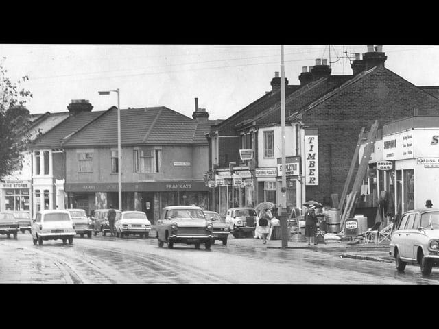 Brockhurst Road, Gosport in November 1972. The News PP4475