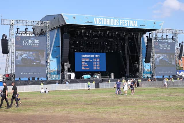 Victorious Festival 2022 during sound checks on August 26. Picture: Alex Shute.