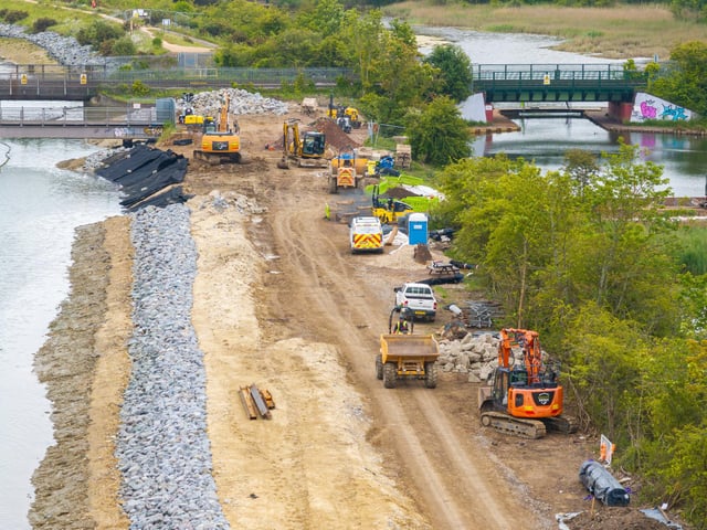 The work has been going since September last year. Picture: Marcin Jedrysiak