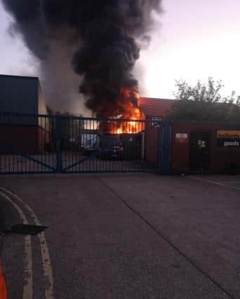 The fire in the Halfords car park, in Southampton Road, Fareham, saw three tyre fitting vans catch alight on Tuesday evening.