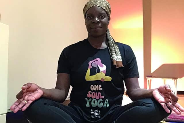 Andrea Bailey, of Milton, runs One Soul Yoga