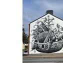 Artwork by Phlegm, who has been invited to take part in the first Portsmouth street art festival, Look Up, over September 9-10, 2023