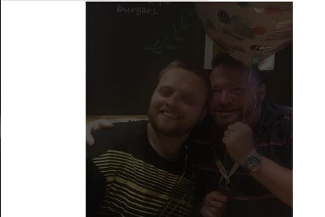David Doyle with his son Kieran