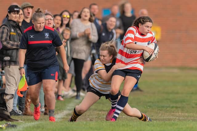 Portsmouth Valkyries 2nds v Havant Sirens (red/white).
Picture: Keith Woodland