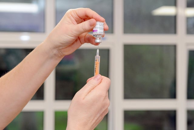 This is what the Covid-19 vaccinations look like. Picture: Sarah Standing (010221-1969)