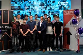 The first T Level year group at Fareham College