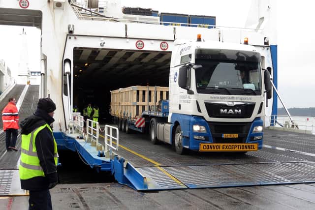 Freight on Britanny Ferries