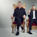 Taskmaster presenters, Alex Horne and Greg Davies, are back for the latest series of the comedy game show.