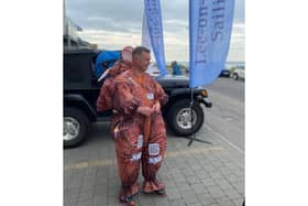 Graeme Lloyd is walking from Lee-on-the-Solent to the start line of the London Marathon before taking on the 26.2 mile challenge to raise funds for MND Association.