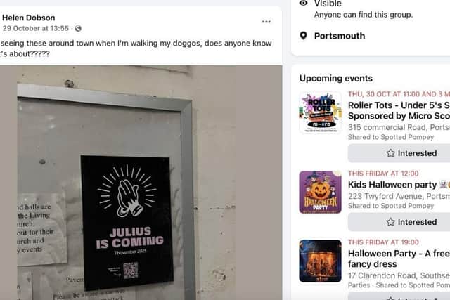 Facebook posts show residents puzzled over the ads.