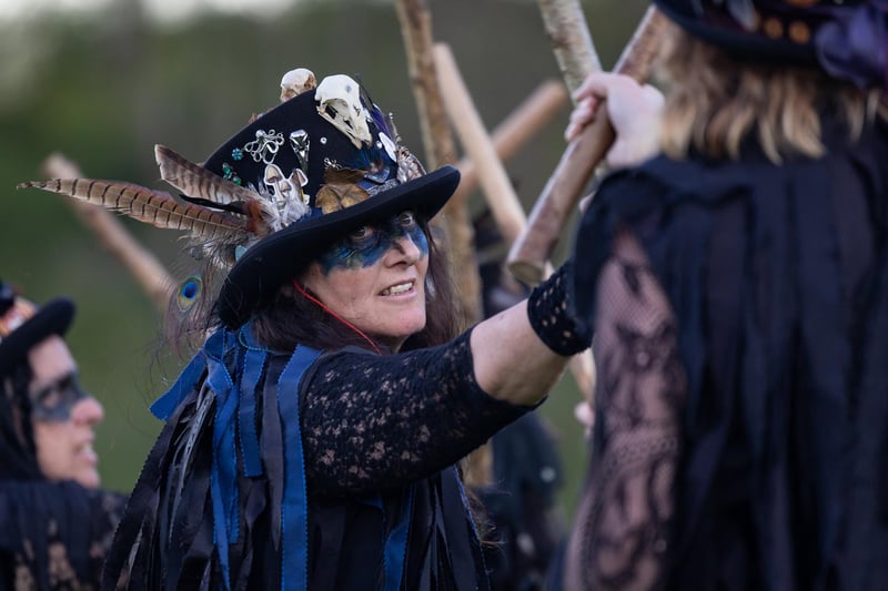 There were a number of performances at the festival including some Morris dancing with an edge from the Beltane Border Morris.