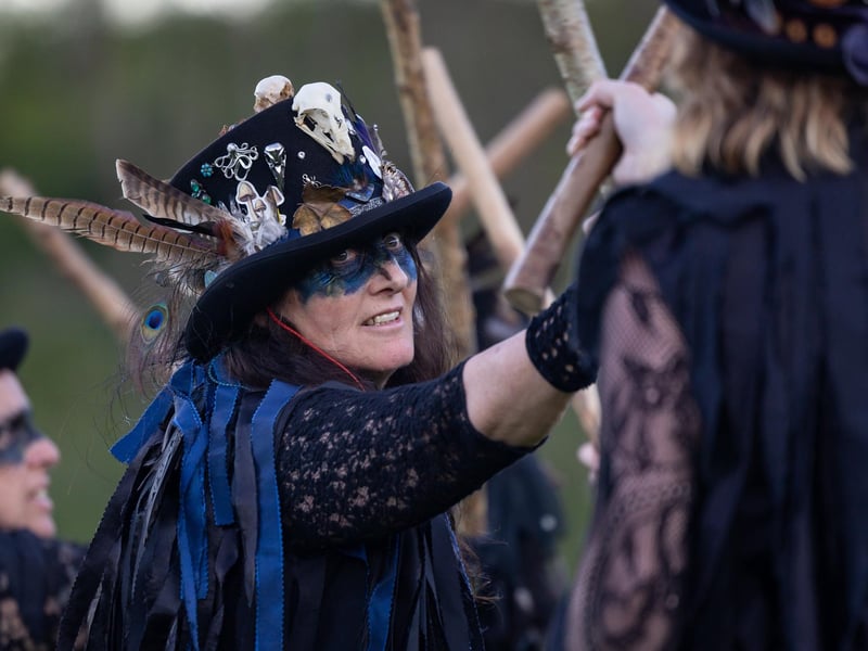There were a number of performances at the festival including some Morris dancing with an edge from the Beltane Border Morris.