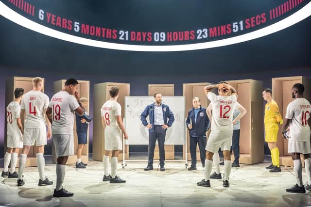 The cast of Dear England. Picture: Marc Brenner