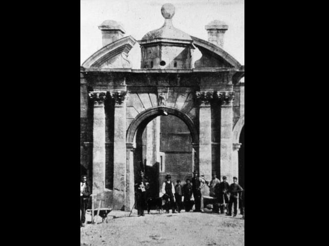 King James Gate - c1850, Broad Street