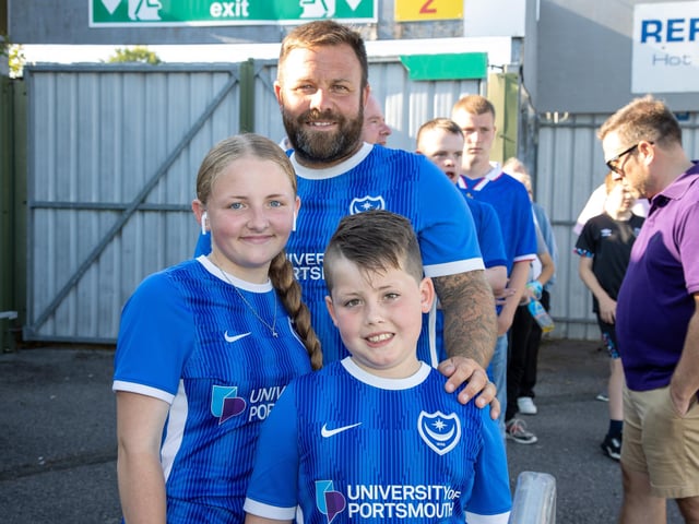Pompey fans make annual pre-season trip to Westleigh Park