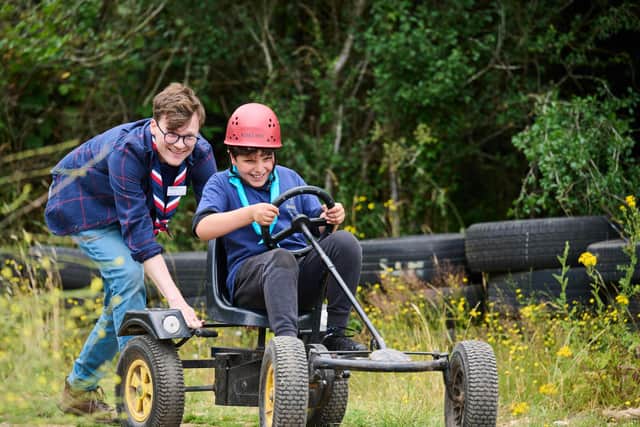 Scout go karting