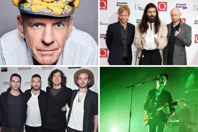 Victorious Festival 2024 headliners - Fatboy Slim, Biffy Clyro, Snow Patrol and Jamie T. They have been assigned to different main stages on different days.