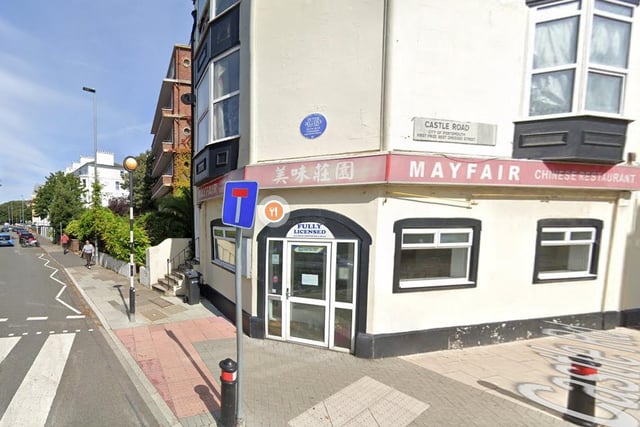 Mayfair Chinese Restaurant, Southsea, has a Google rating of 4.2 with 139 reviews.