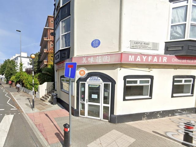 Mayfair Chinese Restaurant, Southsea, has a Google rating of 4.2 with 139 reviews.