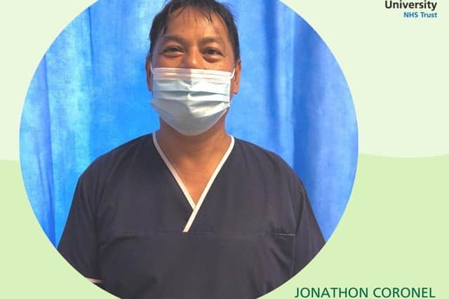 Jonothon Coronel who works at QA Hospital