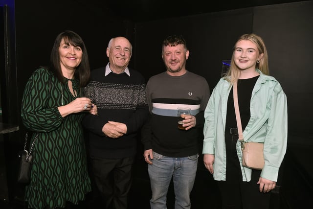 From left, Maria and Mick Doran from Waterlooville, Stewart Szumski from Poole and Emma Woodford from Liss.