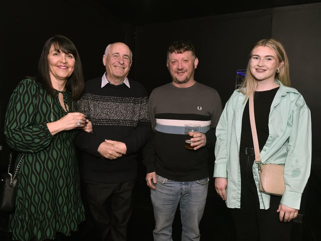 From left, Maria and Mick Doran from Waterlooville, Stewart Szumski from Poole and Emma Woodford from Liss.