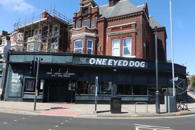 A police officer has been injured trying to break up a 20-person fight outside the One Eyed Dog. 

Stock Picture: Sam Stephenson