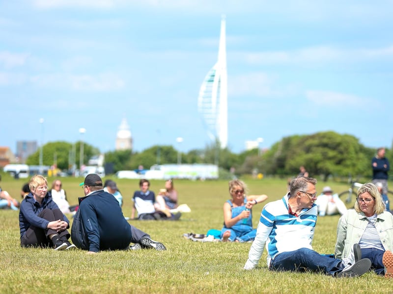 Crowds at the D-Day 80 national commemorative eventPicture: Chris Moorhouse (050624-038)