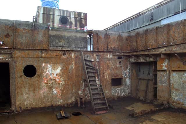 LCT 7074 Before Restoration - Copyright NMRN