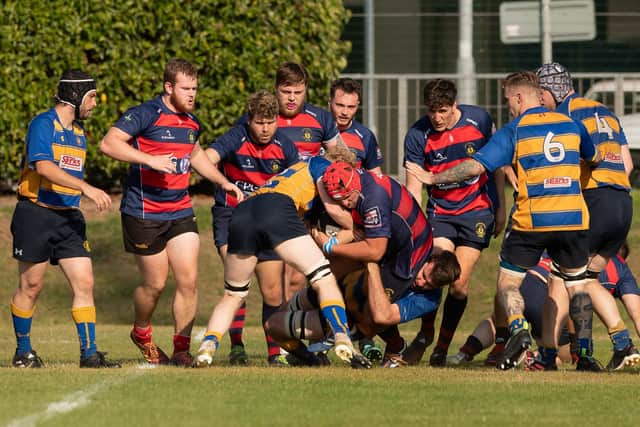 USP's James Schad (red cap). Picture: Keith Woodland