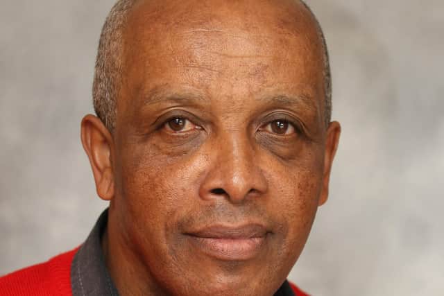 Former Hampshire player and first class umpire John Holder. Photo by Ross Kinnaird/Getty Images.