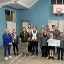 Fareham Scout Band received £300 from Whiteley’s Tesco Superstore for new bugles to be played at D-Day commemorations