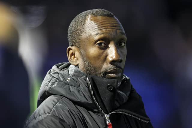 Jimmy Floyd Hasselbaink. (Photo by Robin Jones)