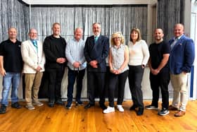 Gosport Reform -  L-R Paul Jacobs, David Marshall, James Figgins, Philip Sparrow, Colin Towell, Clare Bond, Elly Newman, Antony Stanton and Paul Carter.Picture: Reform UK Gosport