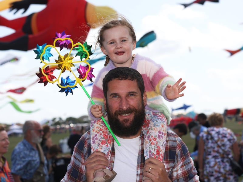Pictured is (L-R) Leo Muir and Lucia, 2.