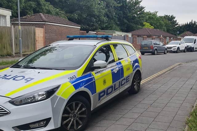 A man has been arrested over a public order incident in Highbury Grove Cosham. Pic Habib Rahman 