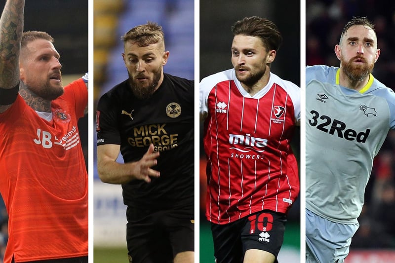 From left, Sonny Bradley, Dan Butler, Alife May and Richard Keogh have all been on the move