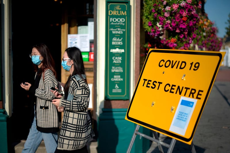 Latest infection rates for across Hampshire. Picture: DANIEL LEAL-OLIVAS/AFP via Getty Images