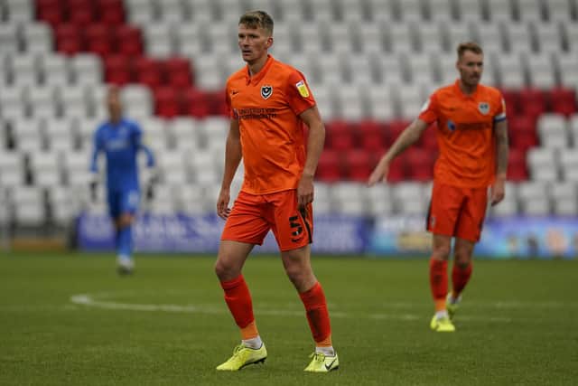 Paul Downing was omitted from Pompey's squad for last night's EFL Trophy win over Colchester. Picture: Jason Brown